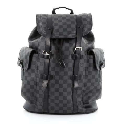 louis vuitton damier graphite christopher backpack|louis vuitton graffiti backpack.